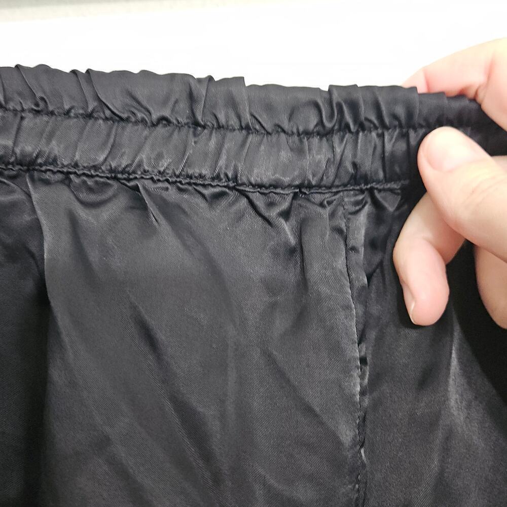 Athleta Calm Cool Lounging Wide Leg Satin Womens Pants Size Large Pockets - Picture 6 of 7
